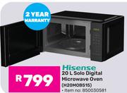 Hisense 20Ltr Solo Digital Microwave Oven H20M0BS15