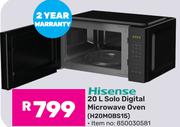 Hisense 20Ltr Solo Digital Microwave Oven H20MOBS15
