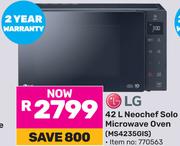 LG 42Ltr Neochef Solo Microwave Oven MS4235GIS