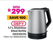 Defy 1.7Ltr Stainless Steel Kettle WK5100JS