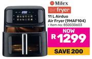 Milex 11Ltr Airduo Air Fryer 9MAF104