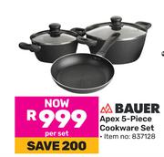 Bauer Apex 5-Piece Cookware Set 837128-Per Set