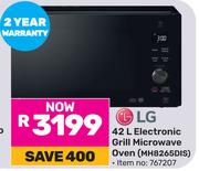 LG 42Ltr Electronic Grill Microwave Oven MH8265DIS