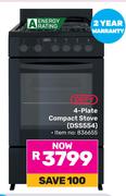 Defy 4-Plate Compact Stove DSS554