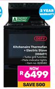 Defy Kitchenaire Thermofan + Electric Stove DSS697