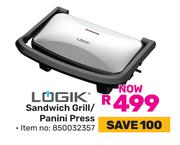 Logik Sandwich Grill/Panini Press 850032357