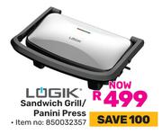 Logik Sandwich Grill/Panini Press 850032357
