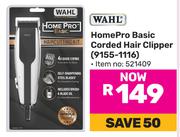 Wahl Homepro Basic Corded Hair Clipper 9155-1116