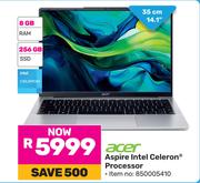 Acer Aspire Intel Celeron Processor 850005410