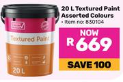 Simple Choice Textured Paint (Assorted Colours) 830104-20Ltr