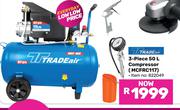 Tradeair 3-Piece 50Ltr Compressor MCFRC117