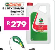 Castrol GTX 20W/50 Engine Oil 121-5Ltr