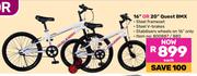 Raleigh 16" Or 20" Quest BMX 800887/880-Each