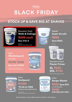 Shaves Paint & Decor : Black Friday (24 November - 29 November 2025), page 1
