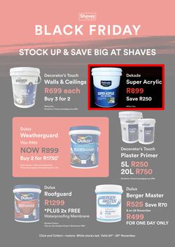 Shaves Paint & Decor : Black Friday (24 November - 29 November 2025), page 1