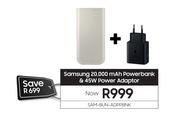 Samsung 20000 mAh Powerbank & 45W Power Adaptor SAM-BUN-ADPPBNK