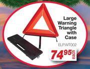 Large Warning Triangle With Case ELPWT002