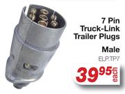 7 Pin Truck-Link Trailer Plugs Male ELPTP7