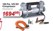 100 Psi, 12V DC Compressor