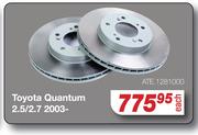 ATE Brake Discs For Toyota Quantum 2.5/2.7 2003- ATE.1281000