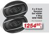 Pioneer 6x9 Inch Speaker Set 450W: 4 Way 90W RMS
