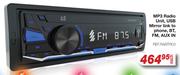 Reference Audio MP3 Radio Unit, USB Mirror Link to Phone, BT, FM, Aux In