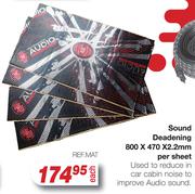 Reference Audio Sound Deadening 800 x 470 x 2.2mm Per Sheet