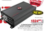 Reference Audio 4 Channel Power Amplifier for Full System Coverage