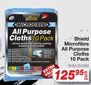 Shield Microfiber all Purpose Cloths 10 Pack