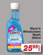 Wynn's Windscreen Wash 250ml