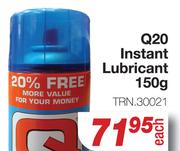 Q20 Instant Lubricant - 150g
