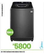 Midea 16Kg T/L Washing Machine 22-350