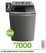 Defy 17Kg T/L Grey Washing Machine DTL153