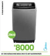 Midea 21Kg T/L Metallic Washing Machine MA500W210/G