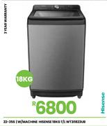 Hisense 18Kg T/L Washing Machine WT3I1823UB