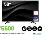 Hisense 58" UHD 4K Smart Television 23-759
