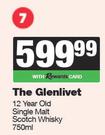 The Glenlivet 12 Year Old Single Malt Scotch Whisky-750ml