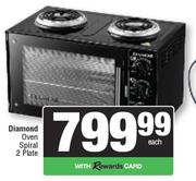 Diamond Oven Spiral 2 Plate