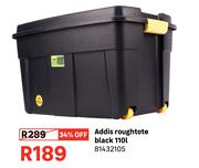 Addis 110L Black Roughtote 81432105