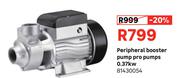 Pro Pumps Peripheral Booster Pump 0.37Kw 81430054