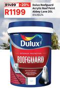 Dulux 20L Roofguard Acrylic Roof Paint Abbey Lane 81416474