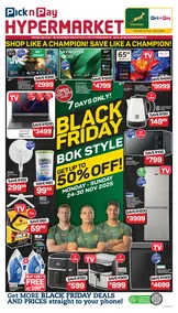 Pick n Pay Hypermarket : Black Friday Specials (24 November - 30 November 2025)
