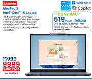 0Lenovo Ideapad 3 Intel Core i5 Laptop