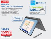 Lenovo Ideapad 5 Intel Core i5 2 In 1 Laptop-On Mobile Internet Gold