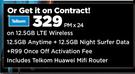 43-Inch QLED Google TV-43E5520H-On 12.5GB LTE Wireless Includes Telkom Huawei Mifi Router