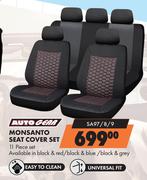 Autogear 11 Piece Monsanto Seat Cover Set SA97/8/9