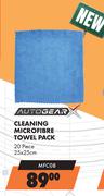 Autogear 20 Piece Cleaning Microfibre Towel Pack 25 x 25cmMFC08