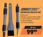 Autogear Interior 3 Piece Brush Set BR10M