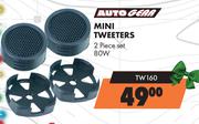Auto Gear Mini Tweeters 80W TE160