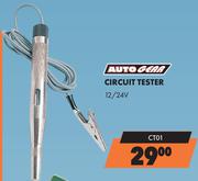 Autogear Circuit Tester 12/24V CT01